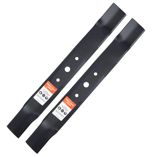Image of Grasscool L110 L118 L111 JD Mower Mulching Blades Replacement GX20249 | Fit OEM GX20433 GY20567,John Dee-re L100 L118 L108 L105 42 inch Deck Zero Turn Lawn Tractor,Bagger Sharper Mulch Cuts Grass
