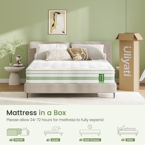 Uliyati Small Double Mattress 4FT, 10 Inch Gel Memory Foam Pocket Sprung Hybrid Mattress, 7-Zone Orthopedic & Motion Isolation, Medium Firm, 120x190x25cm - Image 6