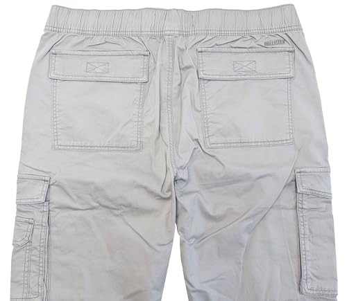 Hollister California Men's Epic Flex Slim Straight Pull-On Twill Cargo Pants HOM-594