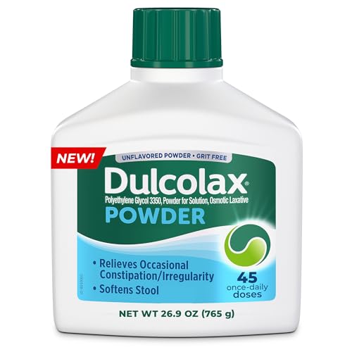 Dulcolax Laxative Powder, Gent...Adults, Men, & Women, 45 Doses