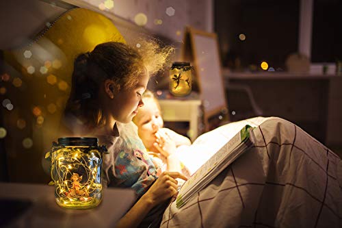 Fairy, Mermaid, Unicorn, Halloween, Christmas, Omnibus Kiss Cut Stickers - No Adhesive Reusable Clings - Fairy Silhouette For Jars(16Oz) - Glass Decals For Arts & Crafts Project - 70 Pieces Of 6 Theme (Black) #TOP5