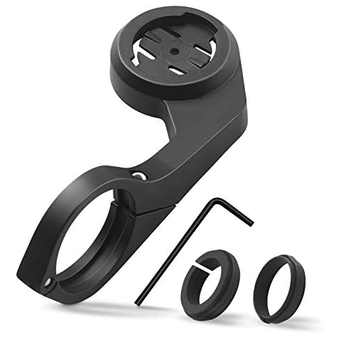CooSpo Bike Computer Mount, Out-Front Bike Computer Mount Compatible with Garmin,Wahoo,XOSS Bike Computer, Out Front Bracket Plastic Bike Computer Mount Adapter Base Cover