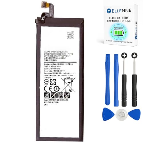 ELLENNE - Batería para Samsung Galaxy Note 5 EB-BN920ABE de 3000 mAh con kit de destornilladores incluido