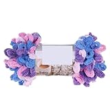 Texture incroyablement douce et duveteuse : Avec sa douceur de nuage et son fini velouté en chenille, ce fil épais apporte une sensation de confort et de bien-être à tous vos créations