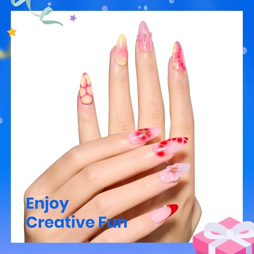 Beetles Blooming Gel 15ml Clear Uv Led Blossom Christmas Nails Gel Polish for Spreading Effect Marble Natural Stone Watercolor Floral Print Soak off Diy Nail Art Design Manicure Gift for Women