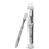 SMYL Toothbrush, Soft Toothbrushes for Adults with Nylon Bristles, Oral Care and Plaque Removal, Urban Pop Art Graffiti, NYC