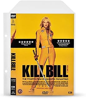 3L DVD Sleeves with Binder Holes for DVD Storage Wallet/Holder - Plastic Pockets For Disc Storage - 100 Pcs Pack - 10282