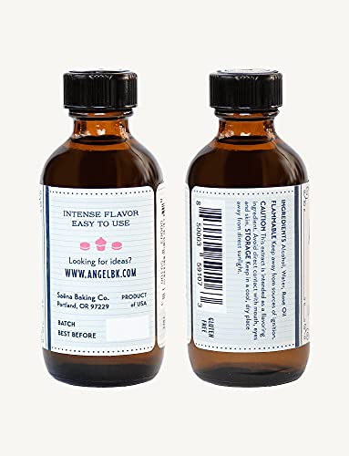 Pure Bulgarian Rose Extract For Baking And Mixology. Culinary Aromatics With Spritzer And Dropper. Keto Friendly, Vegan, Gluten Free. (Rose, 2 Oz W/ Spritzer & Dropper) #TOP5