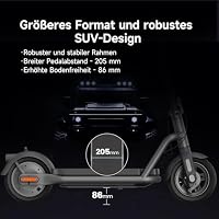 NAVEE N65i Ⅰ E-Scooter mit Straßenzulassung, TÜV, 65 km, Dreifachbremsung | 65 km Reichweite, 10.5" Tubeless,IPX5, 120 kg Zuladung, Dreifachbremsung,Blinklichter – Ansicht 4
