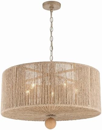 Crystorama Jessa 5 Light Burnished Silver Chandelier