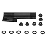 Cylinder Head Bolts, Steel Heavy Duty Cylinder Head Studs Nuts Kit Fit for Rhino 660/ 660