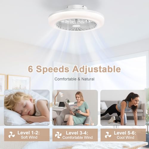 CACI Mall Bladeless Ceiling Fan thumbnail 6