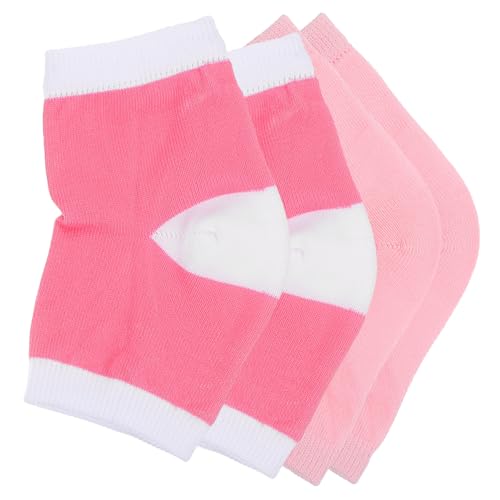 SOESFOUFU Replaceable Heel Socks Anti-Crack Foot Socks Moisturizing Gel Sleeves Comfortable Elastic for Day Use