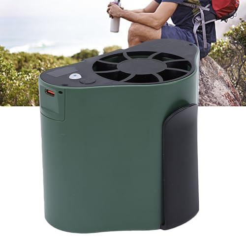 Ventilador de cuello portátil en ABS con pantalla digital para viajar con total comodidad 5