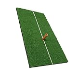 WOONEKY Tapete de Práctica Golf Interior con Cojín para Swing y tee Esterilla Protección Suelo para Entrenamiento Golf Casa y Oficina