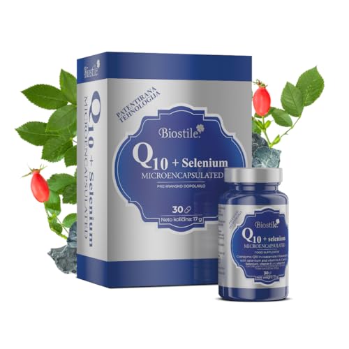 Biostile Q10 + Sélénium - Microencapsulé, renforce le système immunitaire et la santé des cellules