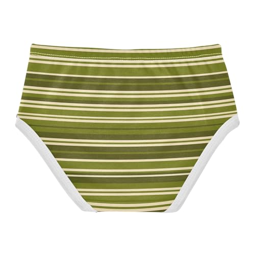 Green Stripe Toddler Girls's Underwear 2T 23008752