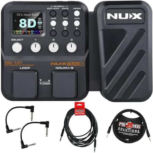 Amazon.co.jp: NUX MG-101 Amp Modeler & Guitar Effectsプロセッサー