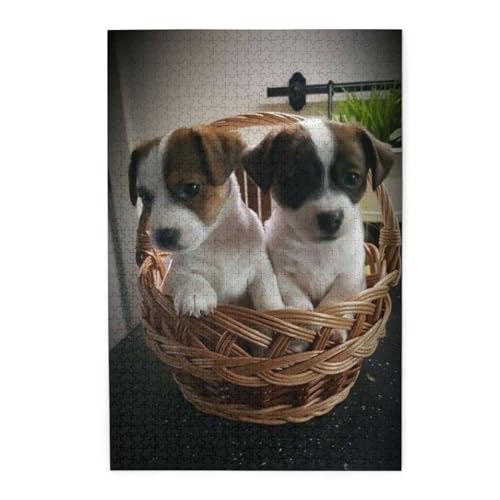 犬柄 1000ピース ジグソーパズル 大人向け難しい 破片なし カチっとハマる 誕生日 おしゃれ インテリア ギフトハウス (75×50cm)