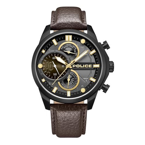 Police Analog Grey Dial Mens Watch-PLPEWGF0039203 (B0D6FKZPMZ) Amazon Price History, Amazon Price Tracker