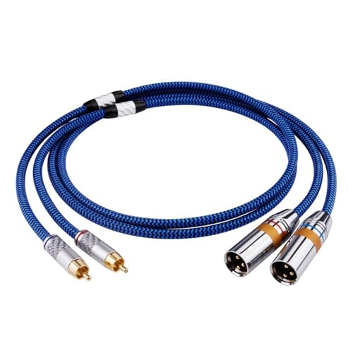 Câble de signal audio 6N OCC avec fiche mâle Canon 3m pour amplificateur et mélangeur