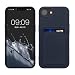 Produktbild kwmobile Handyhülle kompatibel mit Apple iPhone 16e Hülle - Handy Cover mit Fach für Karten - in Dunkelblau