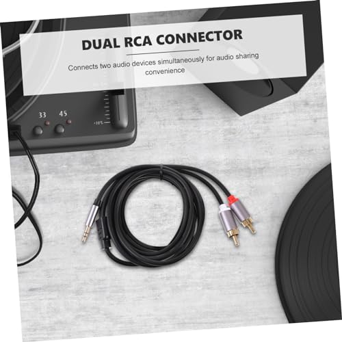 Cable de audio auxiliar Jack 3.5mm 2m Homoyoyo miniatura 2