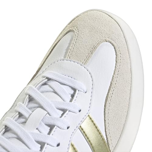adidas Damen BARREDA Shoes, FTWR White/Gold met./Alumina, 37 1/3 EU – Ansicht 4