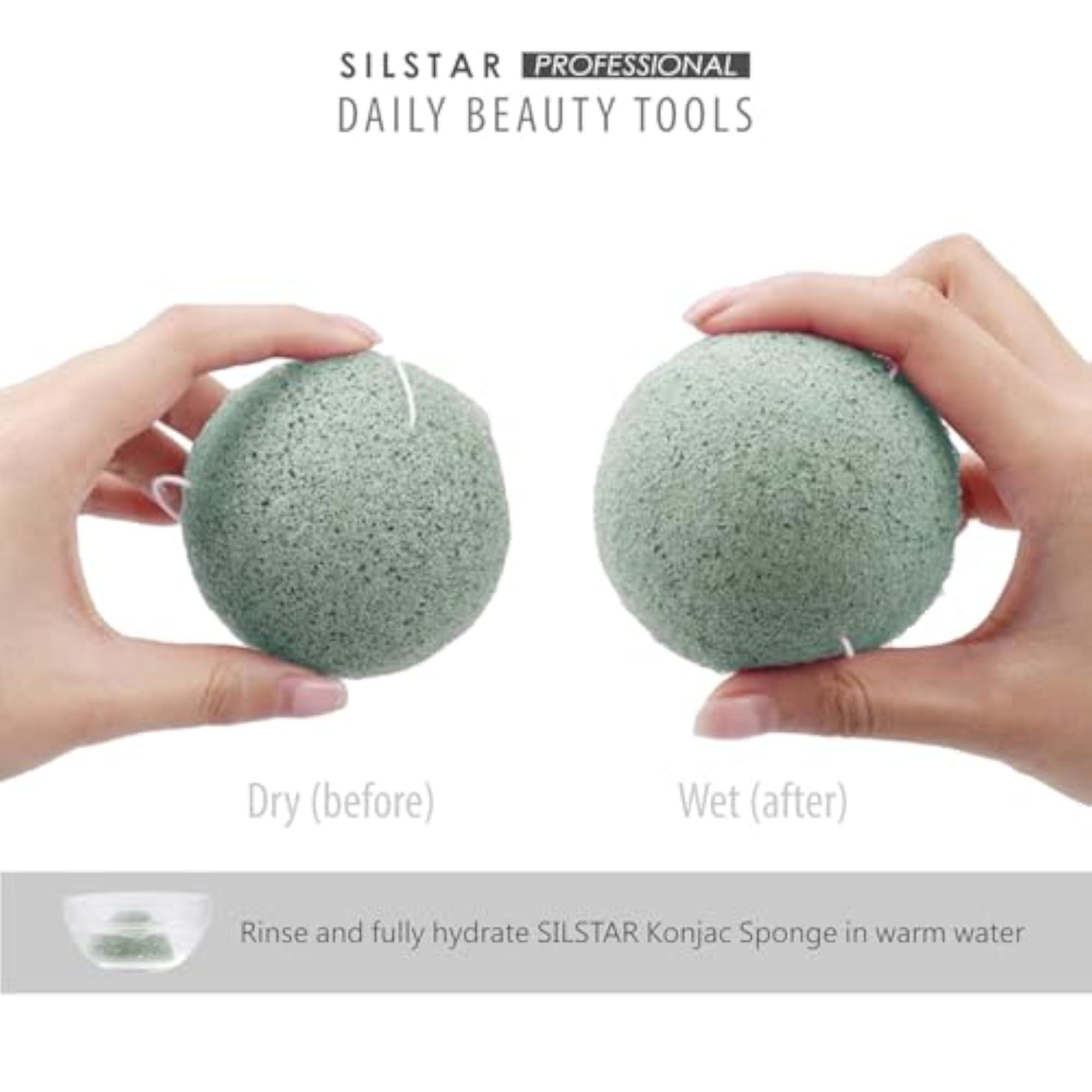 Unisex Konjac Facial and Body Cleansing Sponge