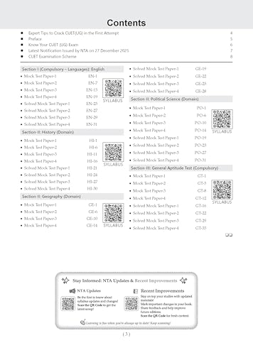 Image of Oswaal NTA CUET (UG) 20 Combined Mock Test Papers | Humanities (Eng, History, Geography, Political Science, General Aptitude Test) For 2026 Exam │ With New Syllabus & Pattern Released on 27 Dec 2025