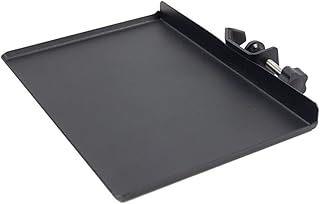 SUPVOX Microphone Tray Microphone Mount Stand Microphone Stand Rack Tray Holder Accessory Tray with Clamp Bench Clamp Desk Attachment Clip Microphone Sound Tray Sound Holder Desktop Audio