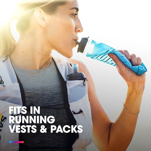 HydraPak UltraFlask Speed (500ml or 600ml) - Collapsible Soft Flask Water Bottle for Hydration Vests and Running Packs with Easy Open Cap - Image 4