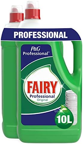 Fairy Original Hand Dish Washing Up Liquid, Pack of 2 X 5 L