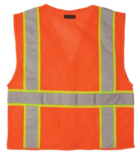 Kishigo 1196 Ultra-Cool Polyester Mesh Multi-Pocket Vest, Extra Large, Orange #TOP1