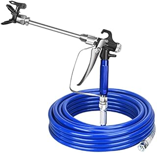 Jajadeal 50ft Airless Paint Sprayer Hose Kit with Spray Gun, 8” Paint Sprayer Extension Pole, 517 Tip and Tip Guard
