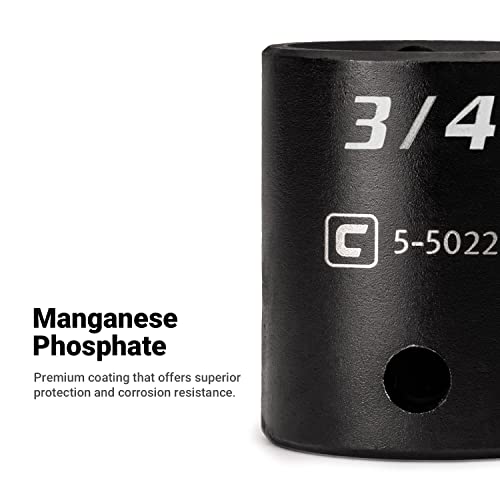 Capri Tools 5/8-Inch Shallow Impact Socket, 1/2-Inch Drive, 6-Point, Sae, Cp55055 #TOP3