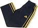Adidas Big Boys Fleece Lined Track Pant, Navy/Yellow, X-Large-18