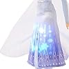 Disney Hasbro Frozen - Elsa - Vestio con Luci Luci del Nord Bambola Ispirata al Film Frozen 2, Multicolore, E7000ES0 #3