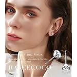 "STUNNING FLAME" 18K Gold Plated Silver Brilliant Cut Simulated Diamond Cubic Zirconia Stud Earrings - Image 2