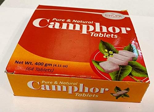 Pure and Natural Dhupa Camphor Tablets 400gm 64 Tablets