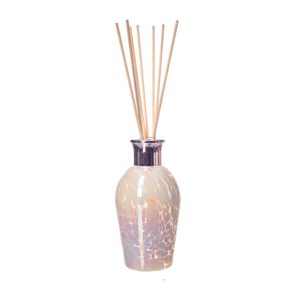 Amelia Art Glass White Reed Diffuser Dome