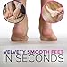 RUSTPROOF Foot File Callus Remover for Feet with Skin Catcher (XL Size) NYK1 MEGAFILE Foot Callus Remover for Wet & Dry Use - High-Performance Feet Scrubber with Textured Grip for Non-Slip Control
