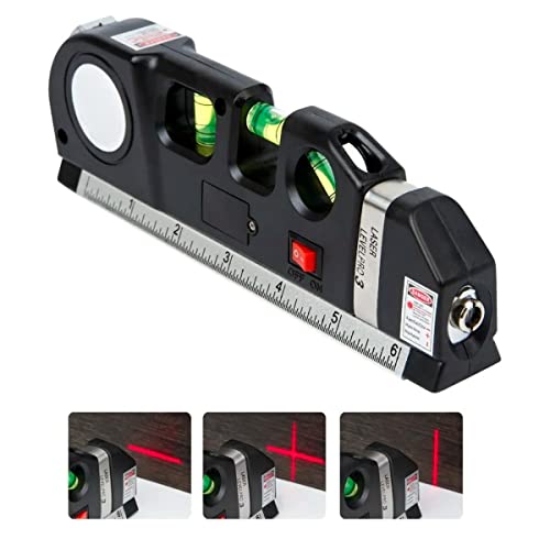 Trena Nivel a Laser Profissional Com Nivelador Medidor Profissional 2.5m Prateleira Parede Estante R