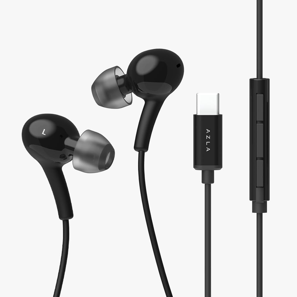 Amazon.com: AZLA APL-120C USB-C Wired Earbuds with Mic for Apple