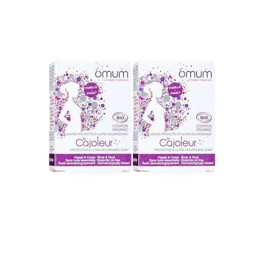 Omum – Spezialkraft Hydratation – 2 Seifen Le Cajoleur – Schwangerschaft & Stillen – Bio