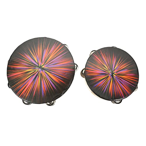 WHAMVOX 2 Pçs Tambor De Linha Dupla Brinquedos Educativos Para Crianças Brinquedos Adukt Pandeiro Pa
