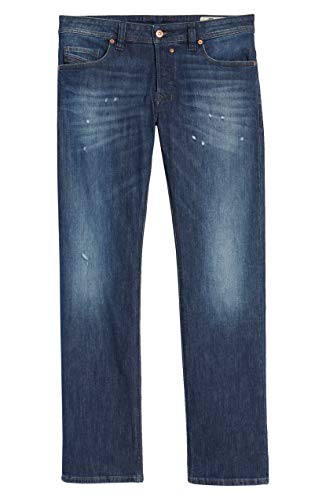 Diesel Mens Jeans Denim Safado Slim Straight Leg (Dark Blue C87AN, W 31 - L32)