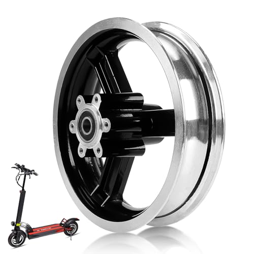 SYACHI 10 x 2,5 Elektroroller Felge Vorne, 10 Zoll Aluminium Radnabe für...