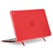 mCover Hard Shell Case for 11.6" HP Chromebook 11 G6 EE laptops (NOT Compatible with pre-2018 HP C11 G4EE / G5EE) (HP C11 G6EE Red)