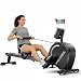 Dripex Home Rowing Machine, Foldable Rower Machine, Silent Full Body Exercise Equipment, Space Saving Compact Design for Daily Indoor Fitness Training, Ideal for Home Use, Versatile Low Impact Workout